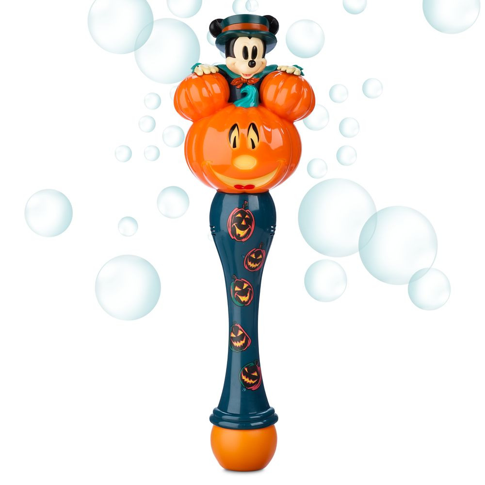 Mickey Mouse Halloween Pumpkin Light-Up Bubble Wand | Disney Store