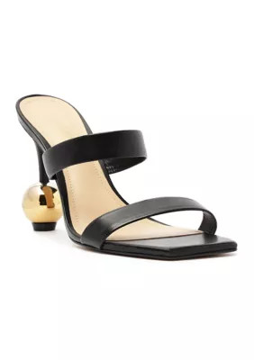 Arezzo Women's Gianna High Geometric Sandals, Black, 8.5M | Belk