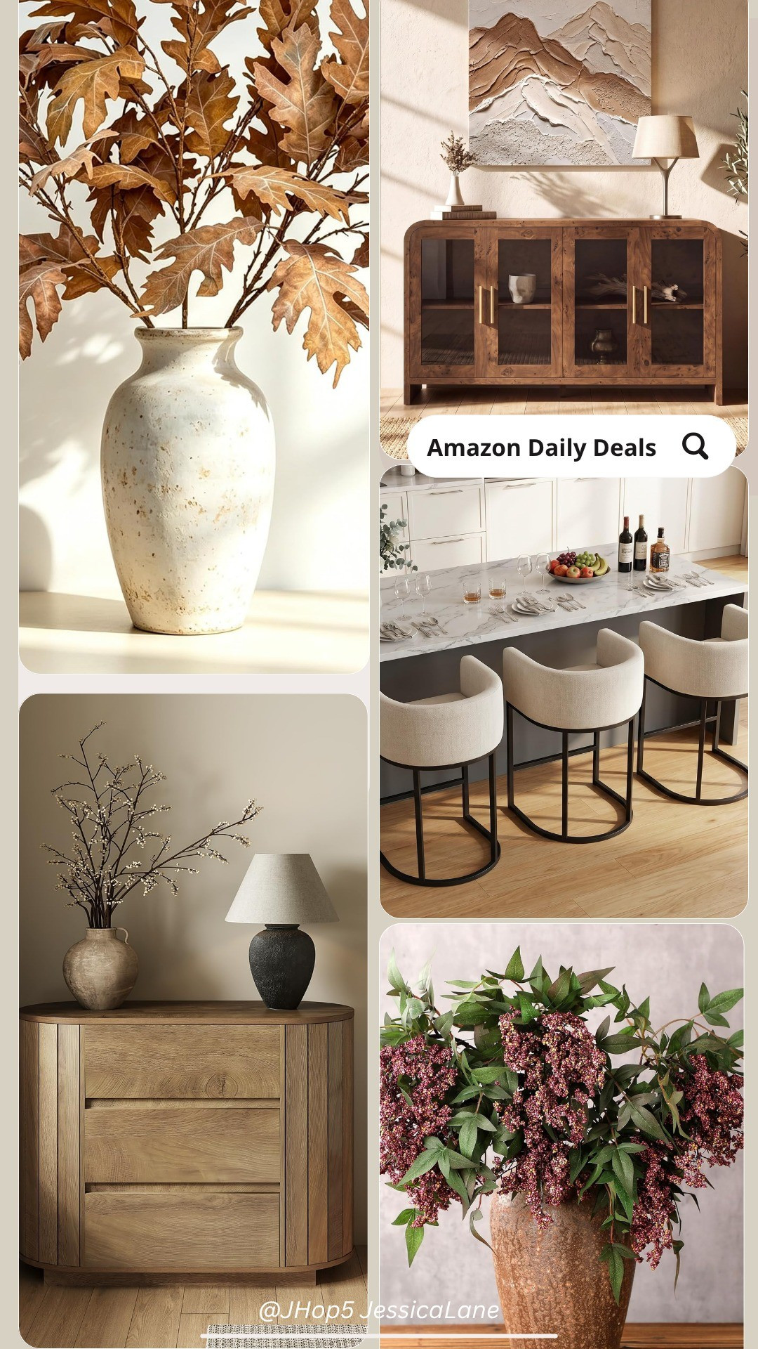 Today's Amazon home deals featuring warm wood tones, rustic ceramics, and neutral statement pieces for an easy seasonal refresh.#AmazonHome #HomeDecor #InteriorInspo #AmazonDeals

#LTKSeasonal #LTKHome #LTKSaleAlert