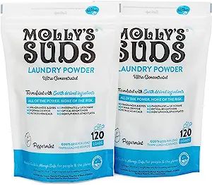 Molly's Suds Original Laundry Detergent Powder | Natural Laundry Detergent for Sensitive Skin | E... | Amazon (US)