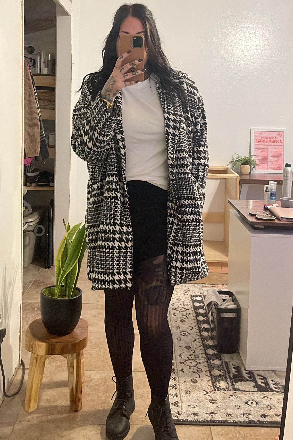 If I could pair Docs with a skirt and tights every day, I WOULD! This style of outfit is a standard for me during the winter-ish months! Not to mention, this houndstooth coat is so cute! 

#LTKSeasonal #LTKmidsize #LTKstyletip