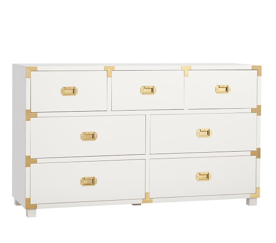 Gemma Campaign Extra Wide Dresser | Pottery Barn Kids