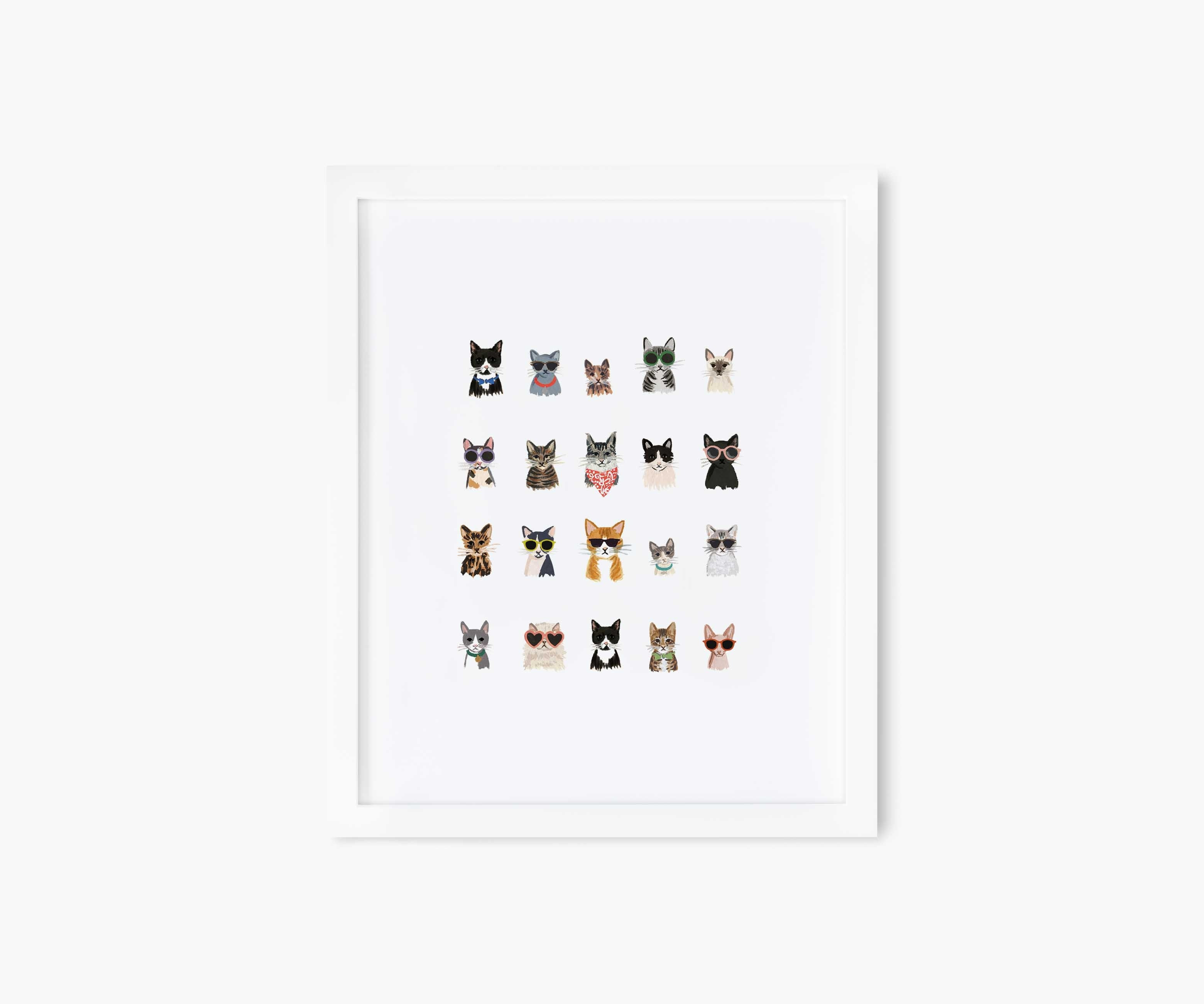 Cool Cats Art Print | Rifle Paper Co.