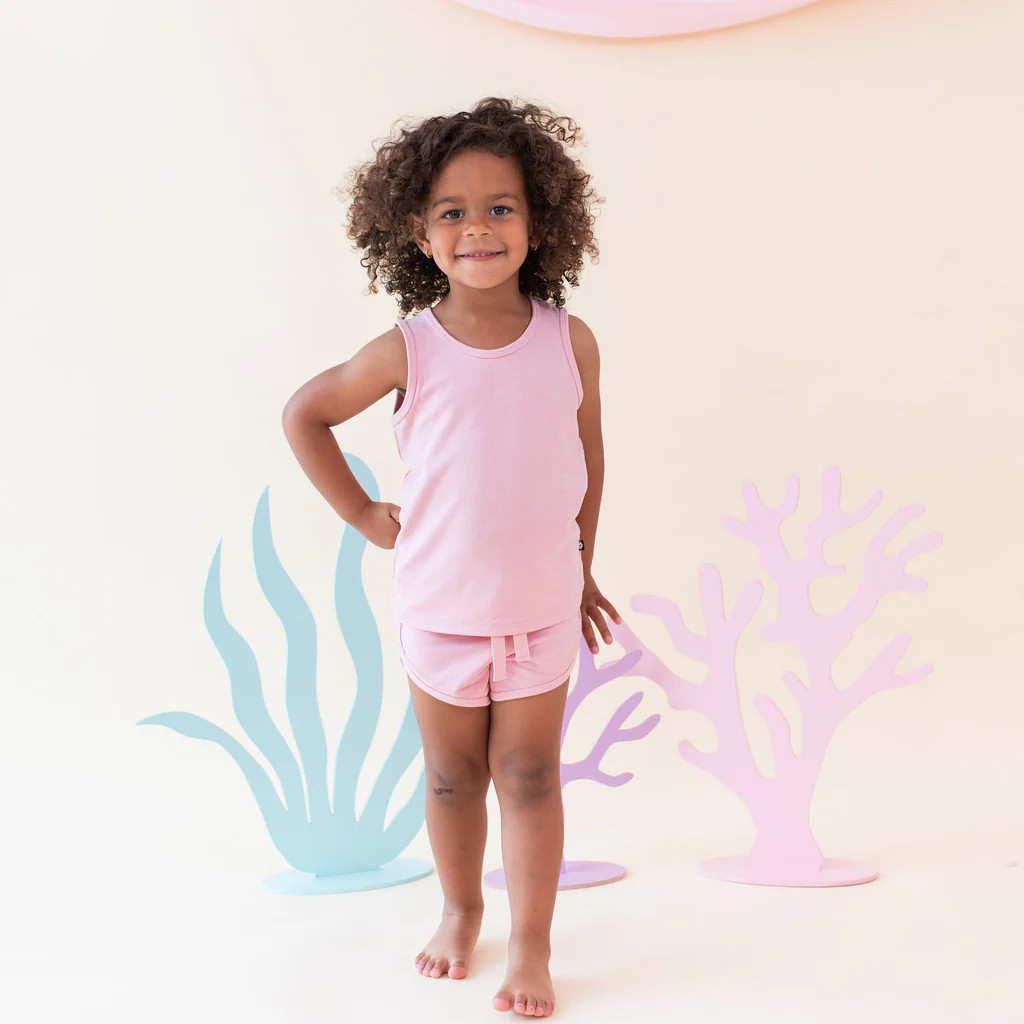 Bamboo Jersey Tank Jogger Set in Crepe | Kyte Baby