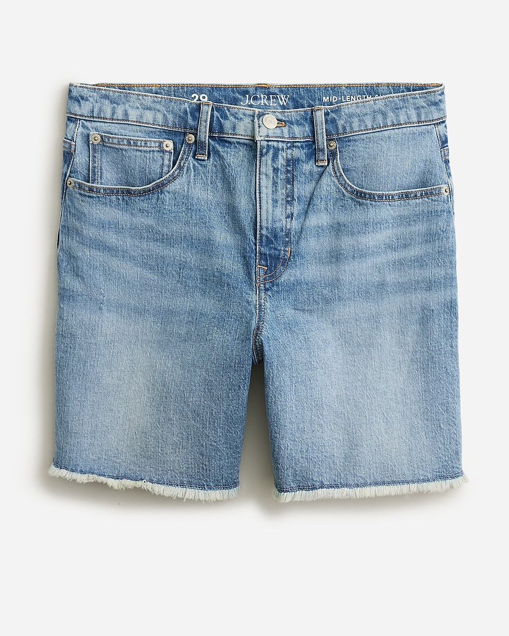 Midlength denim short in Hickory wash | J. Crew US