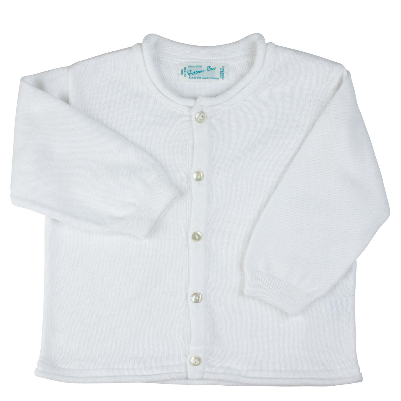 Rolled Edge Knit Cardigan | Feltman Brothers