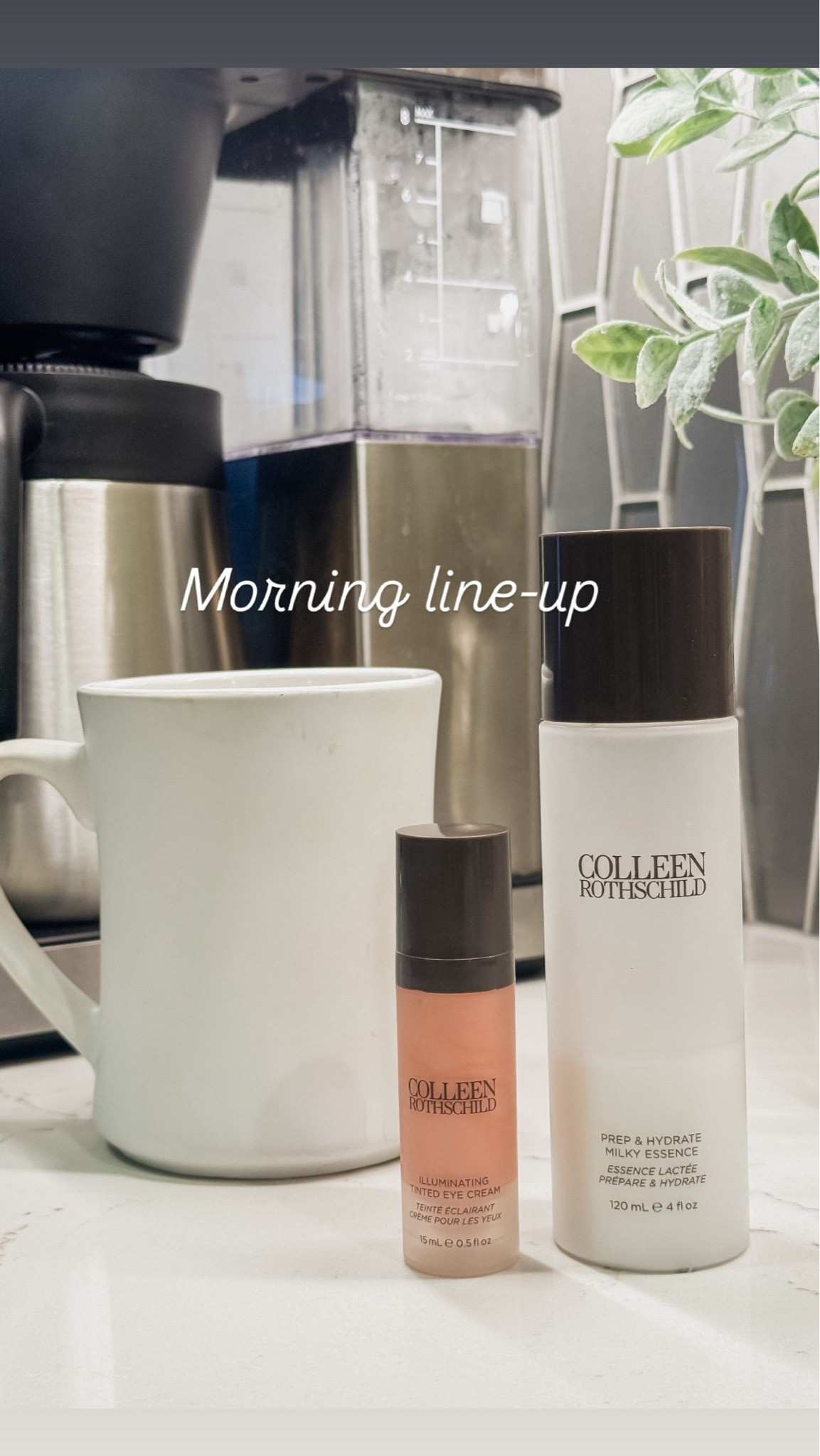Time to wake-up
My morning line up. 
Up to $75 off at Colleen Rothschild. 
A perfect time to stock up on favs or try a new product 
@ColleenRothschild #crpartner

#LTKdayinmylife #LTKOver40 #LTKSaleAlert