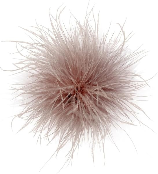 Dainty Feather Flower Large Brooch Pin for Women Men Elegant Oversized Floral Lapel Pins Shawl Dress Suit Clothes Accessories Wedding Party Dance Banquet Fashion Jewelry 150mm | Amazon (US)