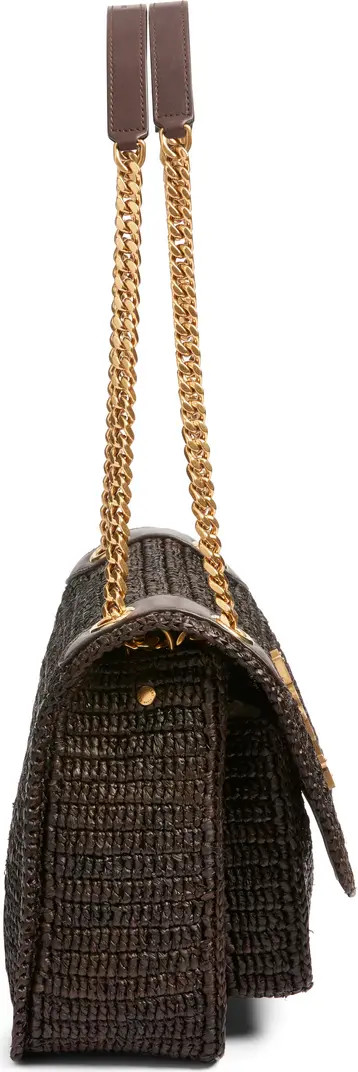 Medium Niki Woven Raffia Shoulder Bag | Nordstrom