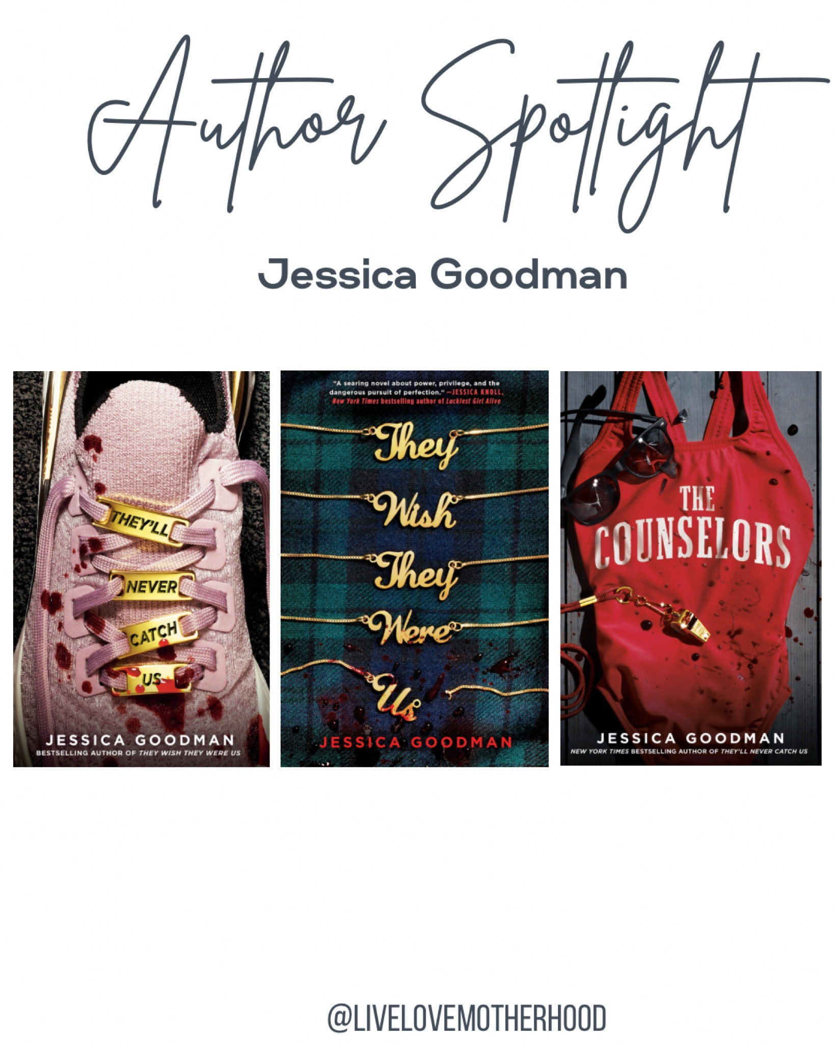 Looking for a young adult thriller author?! Check out Jessica Goodman

#LTKunder50 #LTKhome
