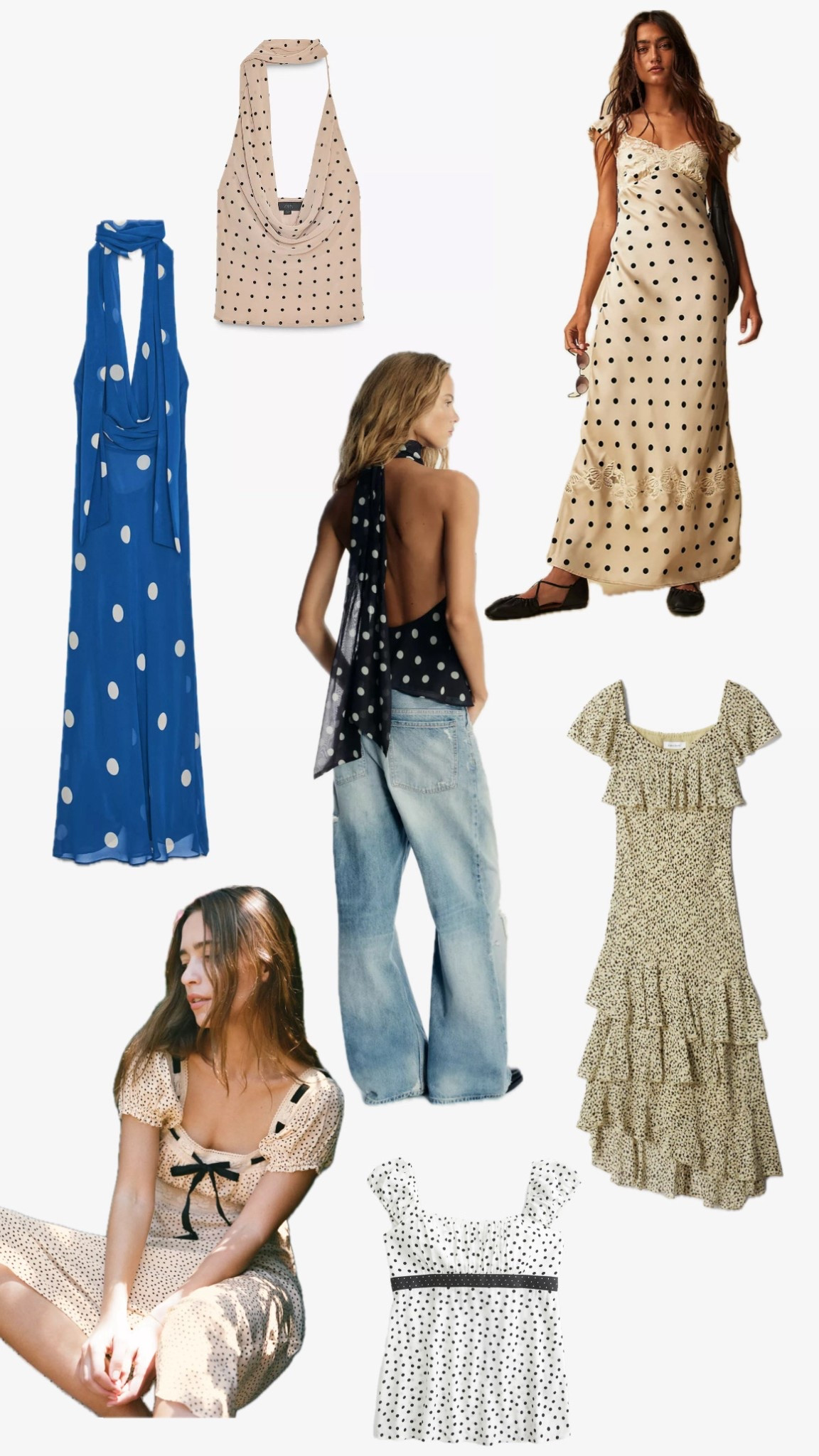 Polka Dot Favourites / dress / halter neck / maxi / midi 

#LTKstyletip #LTKuk #LTKautumn