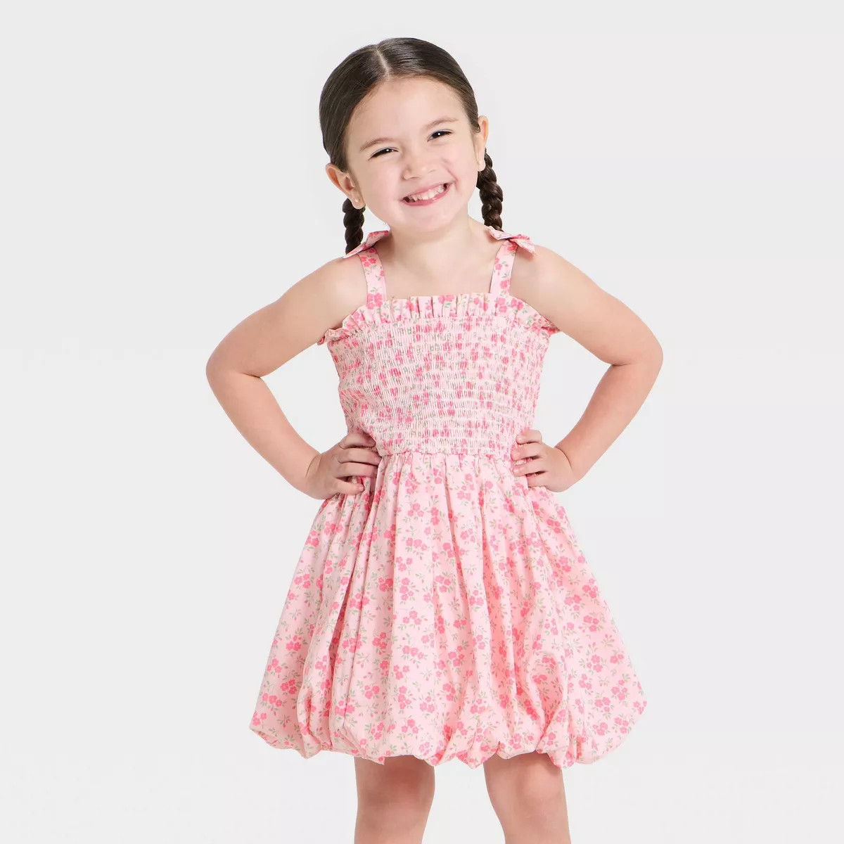 Toddler Girls' Audrey Camille Floral Dress - Pink 18M | Target