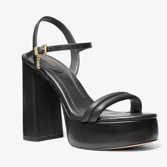 Michael Kors Laci Leather Platform Sandal 8 | Poshmark
