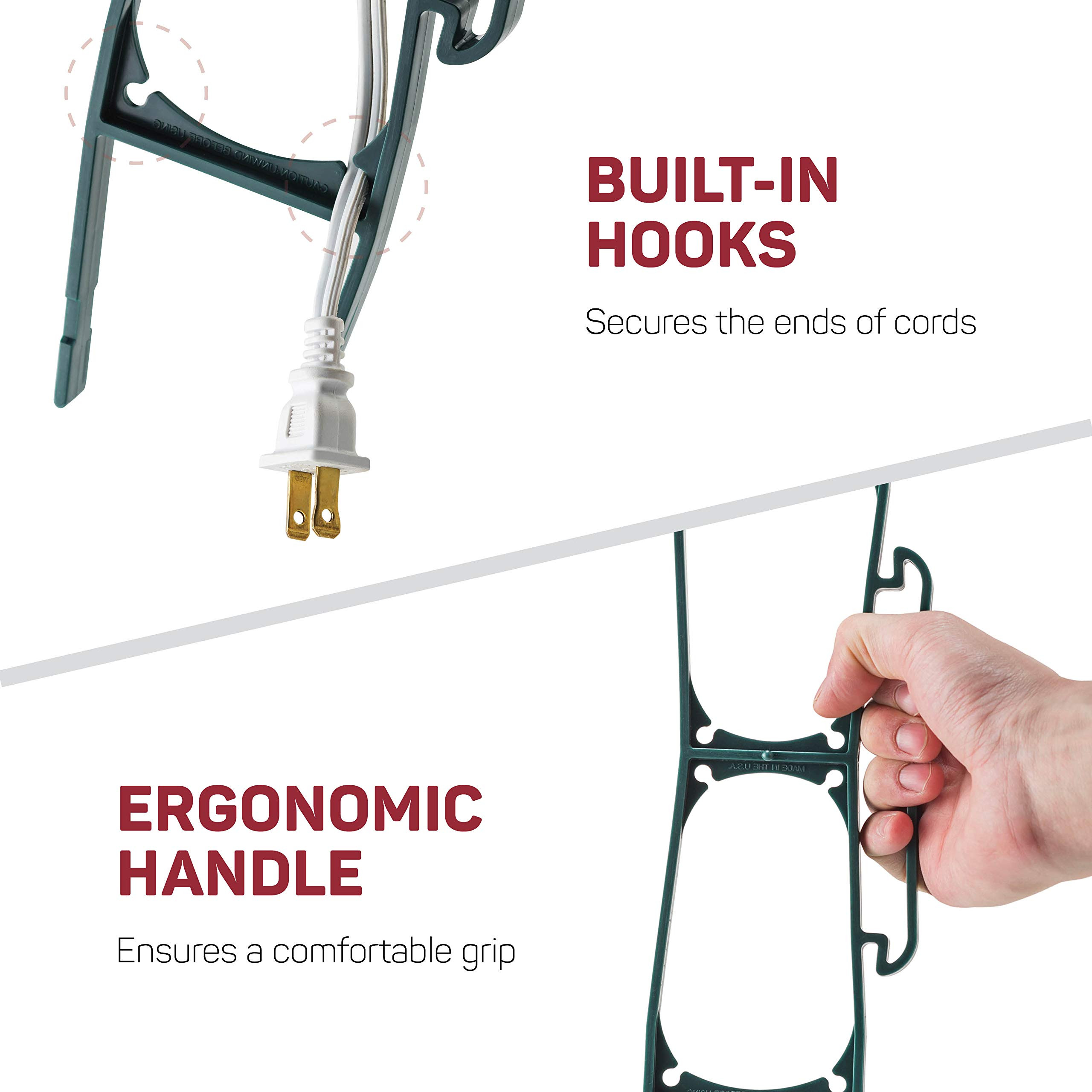 SEWANTA Christmas Lights Storage Holder [Set of 8] All-Purpose Light Cord Wind up - Holiday Light... | Amazon (US)