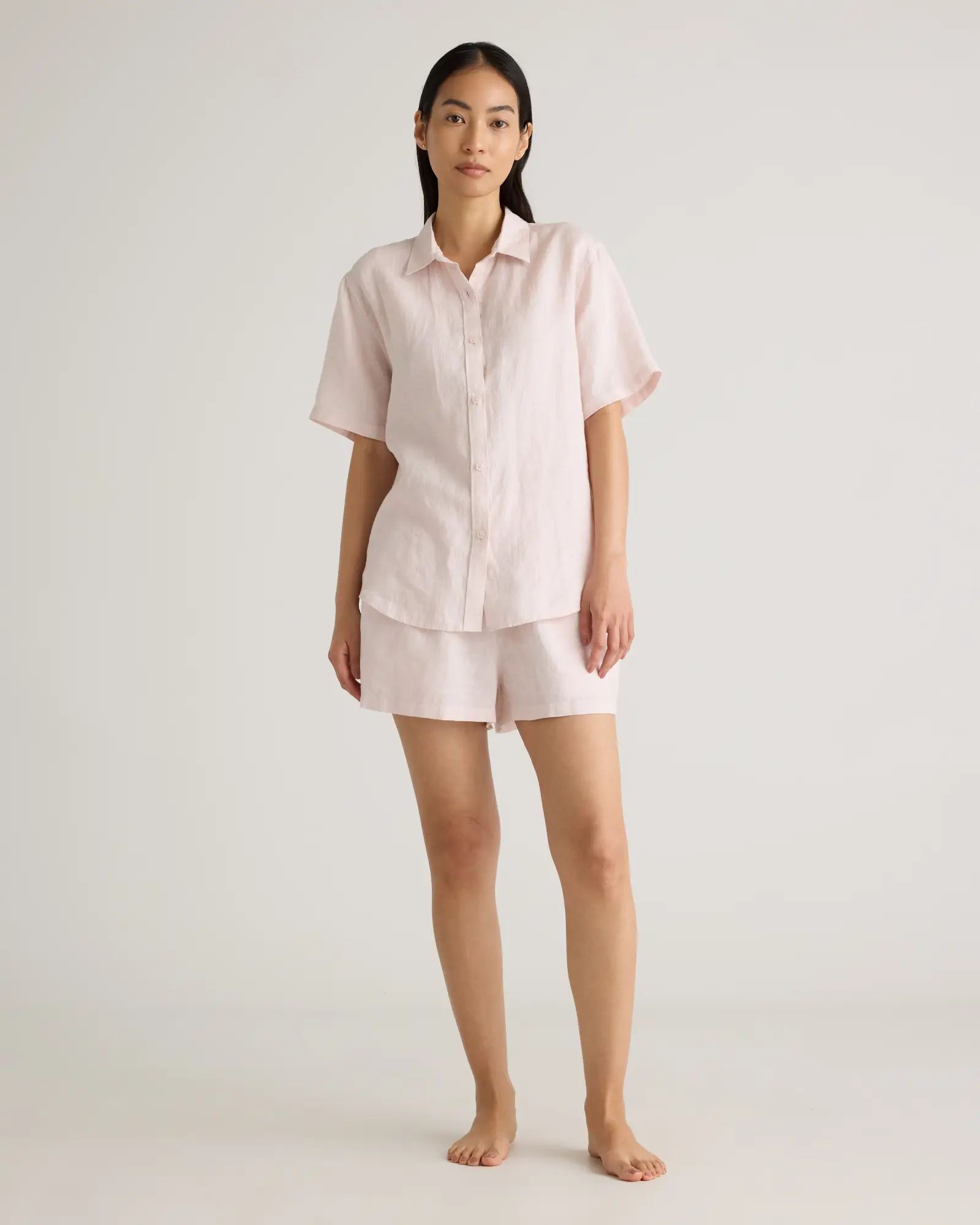 100% European Linen Shorts Pajama Set | Quince