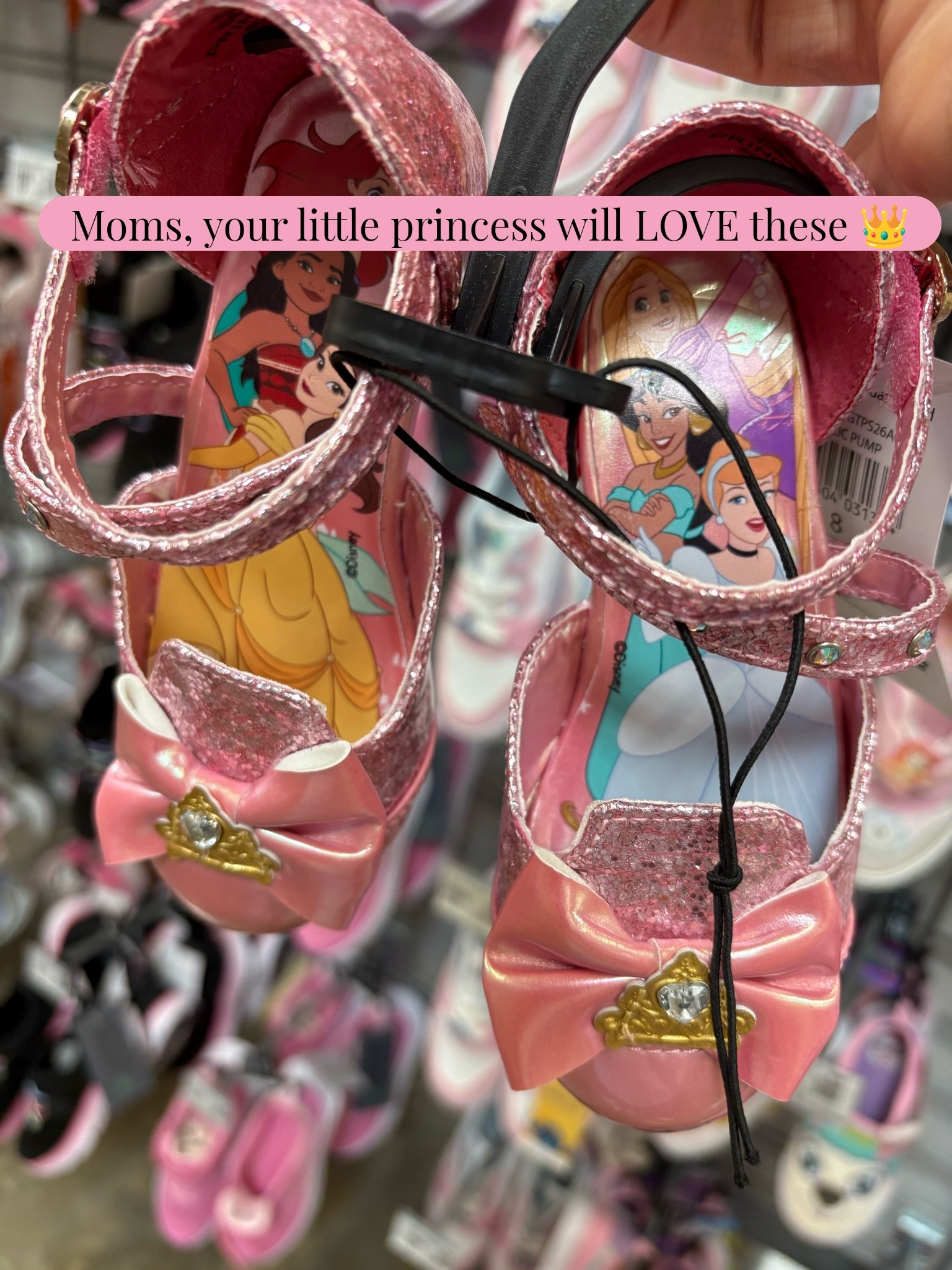 Disney Princess Toddler Girls Low Heel Dress Up Shoes

Calling all Disney Princess moms 👑✨💖

These Disney Princess Toddler Girls Low Heel Dress Up Shoes are every little princess’s dream! Featuring Belle, Moana, Ariel, Rapunzel, Jasmine, and Cinderella, these sparkly pink dress-up shoes are perfect for imaginative play, princess parties, Halloween costumes, Disney trips, and everyday dress-up fun.

The low heel design gives little ones that princess feel while still being toddler-friendly, and the glittery details make them extra magical. Whether your little girl is twirling around the living room or creating her own fairytale adventure, these are sure to be a favorite.

At $20, these make such a fun gift idea for Disney-loving toddlers and are perfect for birthdays, Christmas, reward gifts, or just because.

#LTKKids #DisneyPrincess #ToddlerGirlStyle #PrincessShoes #DisneyKids #DressUpShoes #PretendPlay #DisneyPrincesses #ToddlerFashion #GiftIdeasForGirls

#LTKKids #LTKBaby #LTKmomlife
