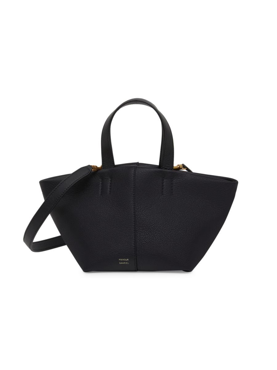 Mansur Gavriel Mini Tulipano Leather Bag | Saks Fifth Avenue
