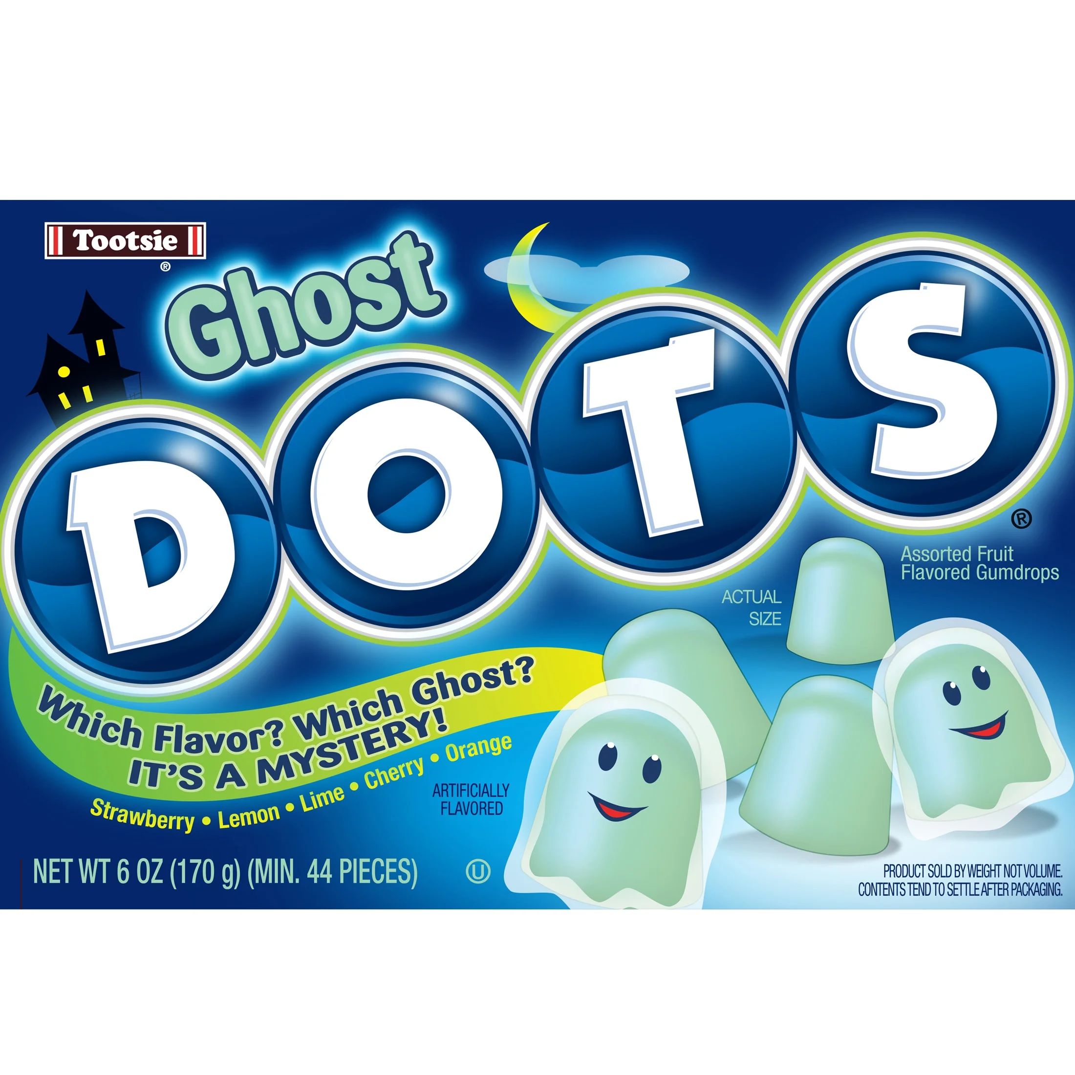 Dots Ghosts Halloween Gummy Candy Theater Box, 6 oz | Walmart (US)