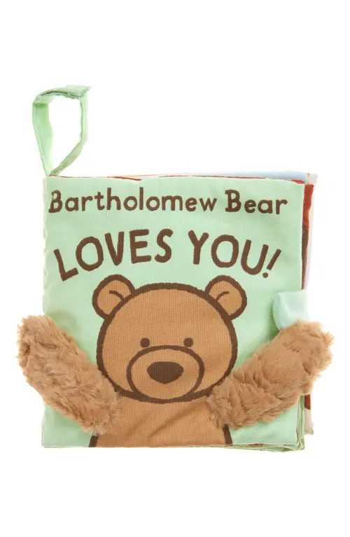 Jellycat 'Bartholomew Bear Loves You' Cloth Book in Multi at Nordstrom | Nordstrom
