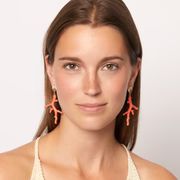 Coral Swing Earrings | Mignonne Gavigan