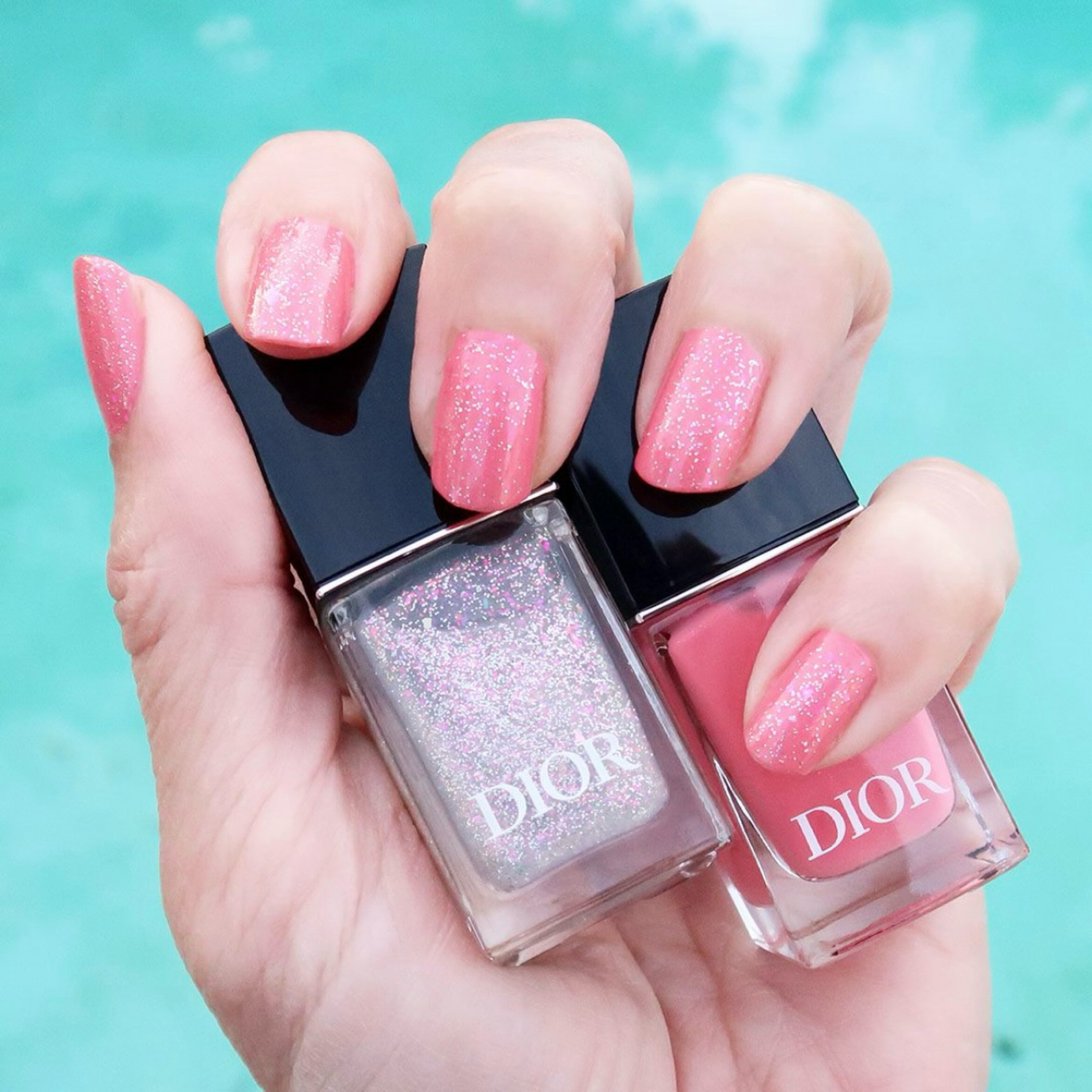 Love this sparkling spring manicure 😍🌸💕🌷 spring nail polish 

#LTKfindsunder50 #LTKstyletip #LTKbeauty