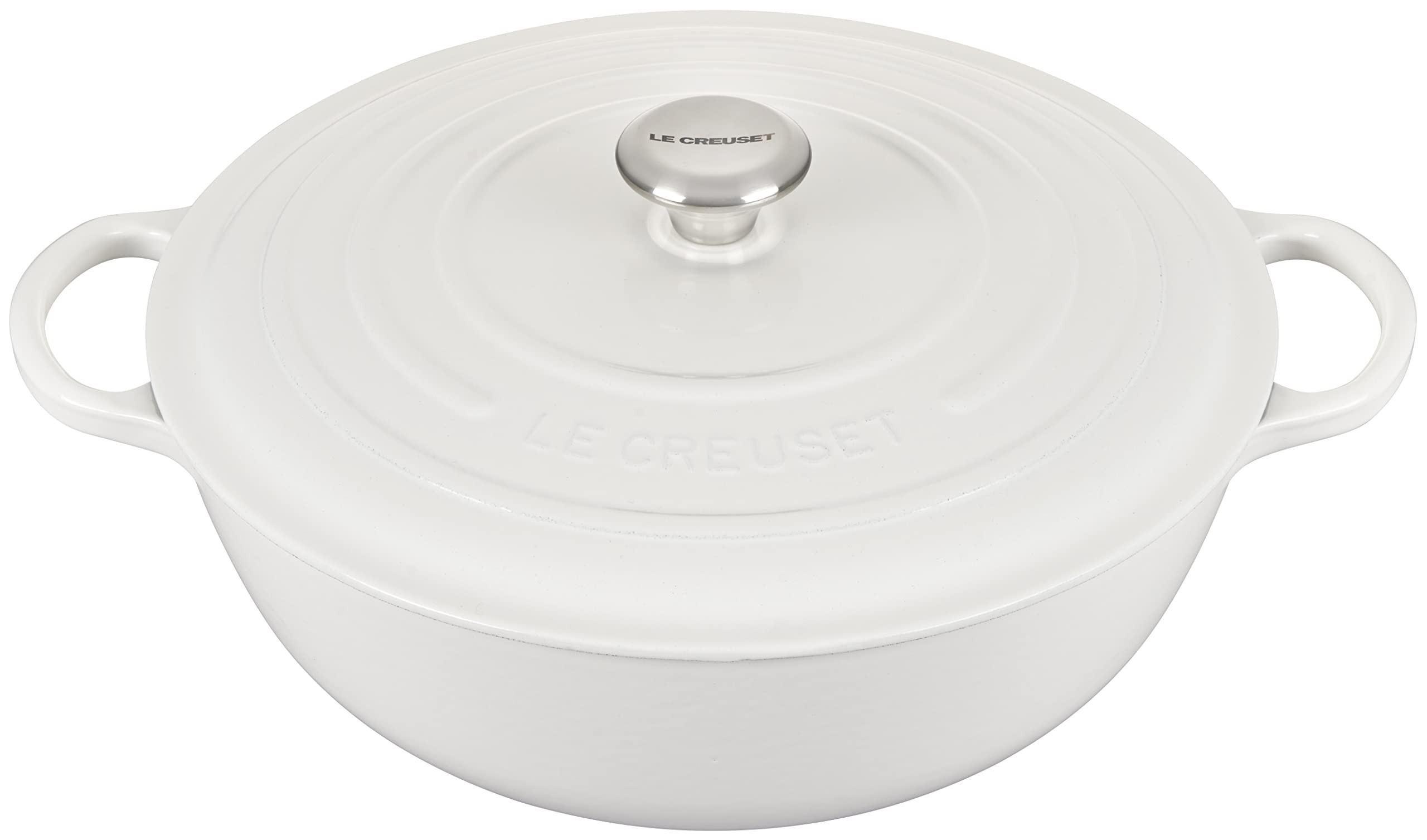 Le Creuset Signature Cast Iron Chef's Oven, 7.5qt, White | Amazon (US)