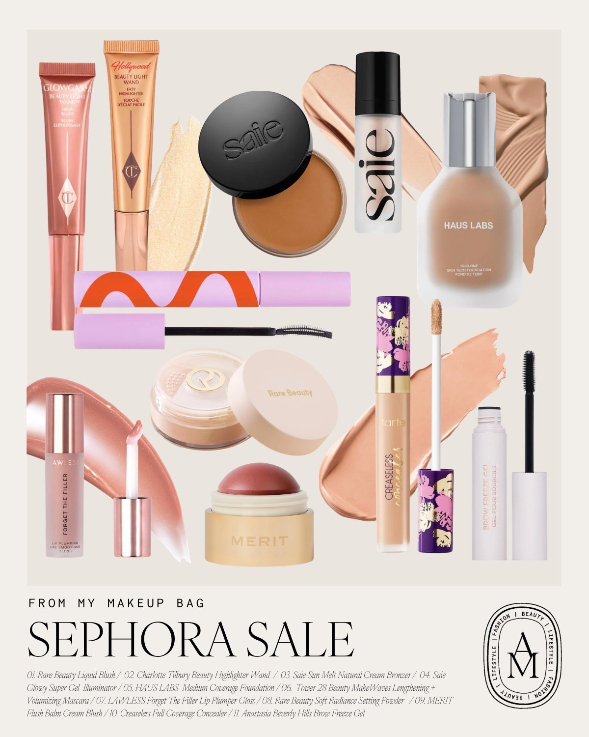 Sephora sale makeup bag picks 💄 sharing everything I’m loving right now—from glowy skin essentials to everyday staples that actually last all day!!

sephora sale picks, makeup bag essentials, everyday makeup routine, glowy makeup products, clean girl makeup look, cream bronzer and blush, best liquid blush, medium coverage foundation, full coverage concealer, volumizing mascara, lip plumper gloss, setting powder routine, brow freeze gel, natural makeup look, beauty favorites 2026

#LTKgrwm #LTKBeauty #LTKSaleAlert