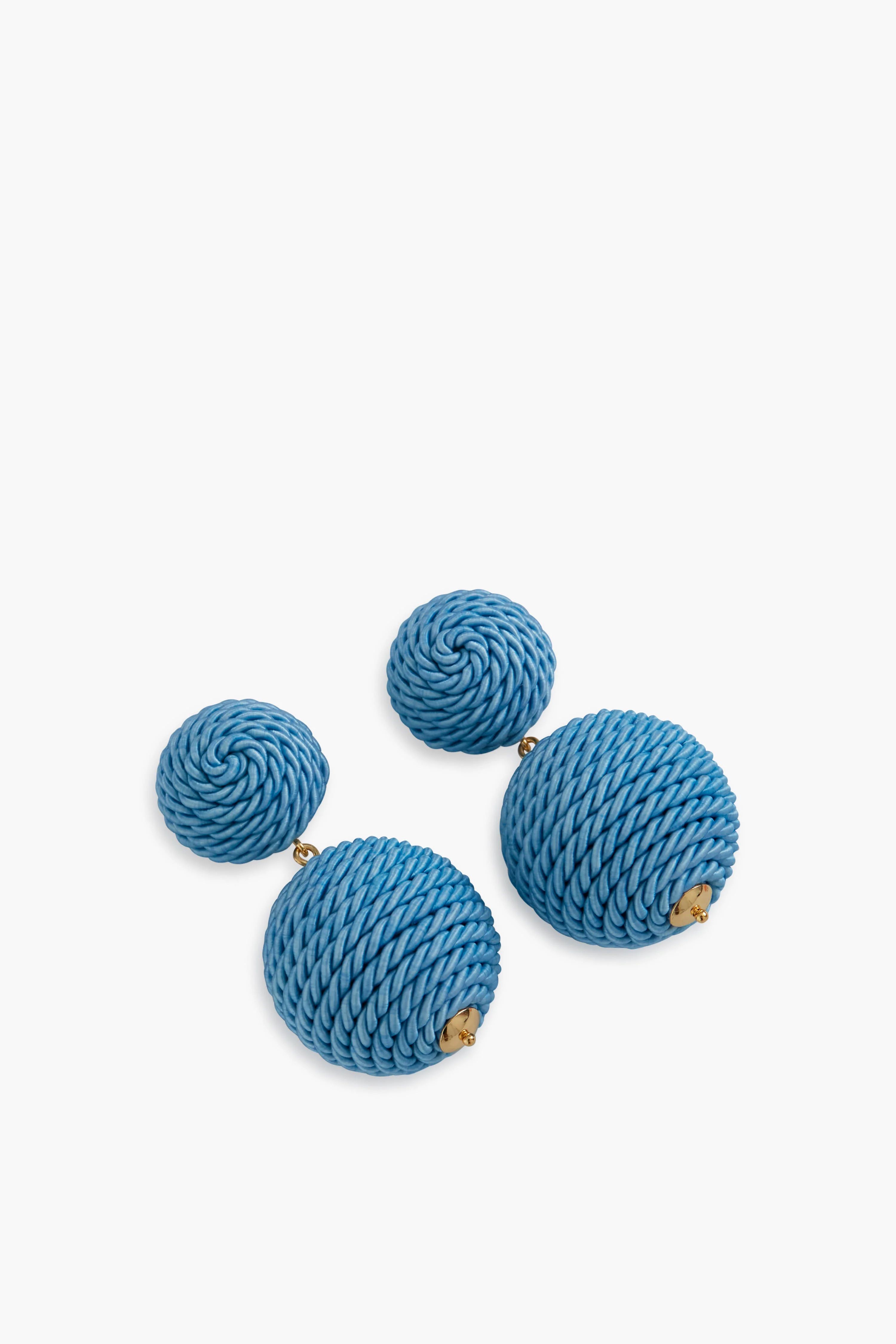 Dusty Blue Rope Lantern Earrings | Tuckernuck (US)