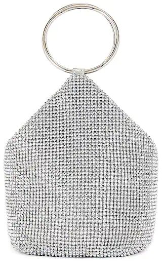 Ellie Crystal Mesh Ring Handle Bag | Revolve Clothing (Global)