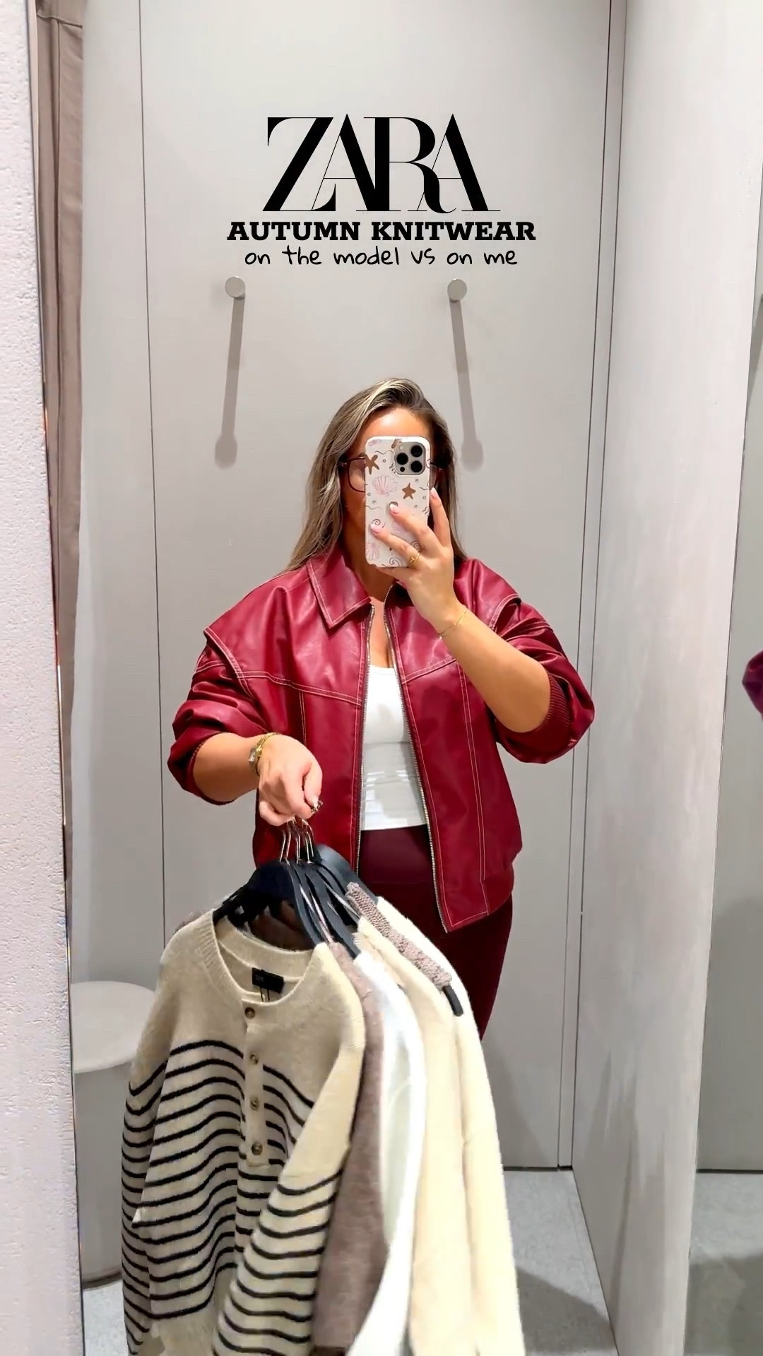 ZARA ON THE MODEL VS ON ME - AUTUMN KNITWEAR👖 

I’m a UK size 10, 5ft4 and I’m wearing the following sizes;
Stripe knit - small
Vest knit - medium
Cardigan - small
White long sleeve - small
Cable knit - medium
Brown knit - small
Cream knit - medium

Jeans also Zara and linked below; I’m wearing a size 10!

I’ve also linked my outfit at the start;
Jacket size 10 (code SARAHVEA for extra money off)
Leggings size small
Top size 12

Autumn knitwear, knitwear, cardigan, autumn outfits, denim, straight leg jeans, Zara try on haul, Zara outfits, Zara haul, Zara jeans

#LTKautumn #LTKwinter #LTKstyletip