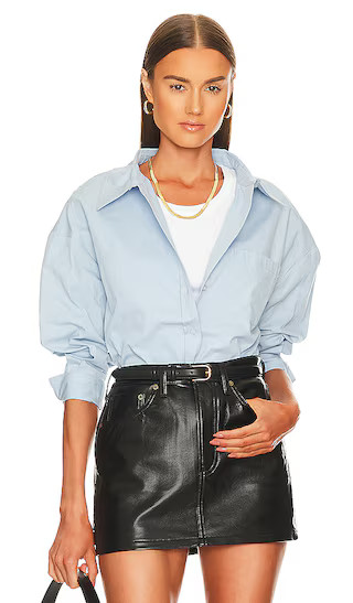 Mika Shirt in Blue | Revolve Clothing (Global)