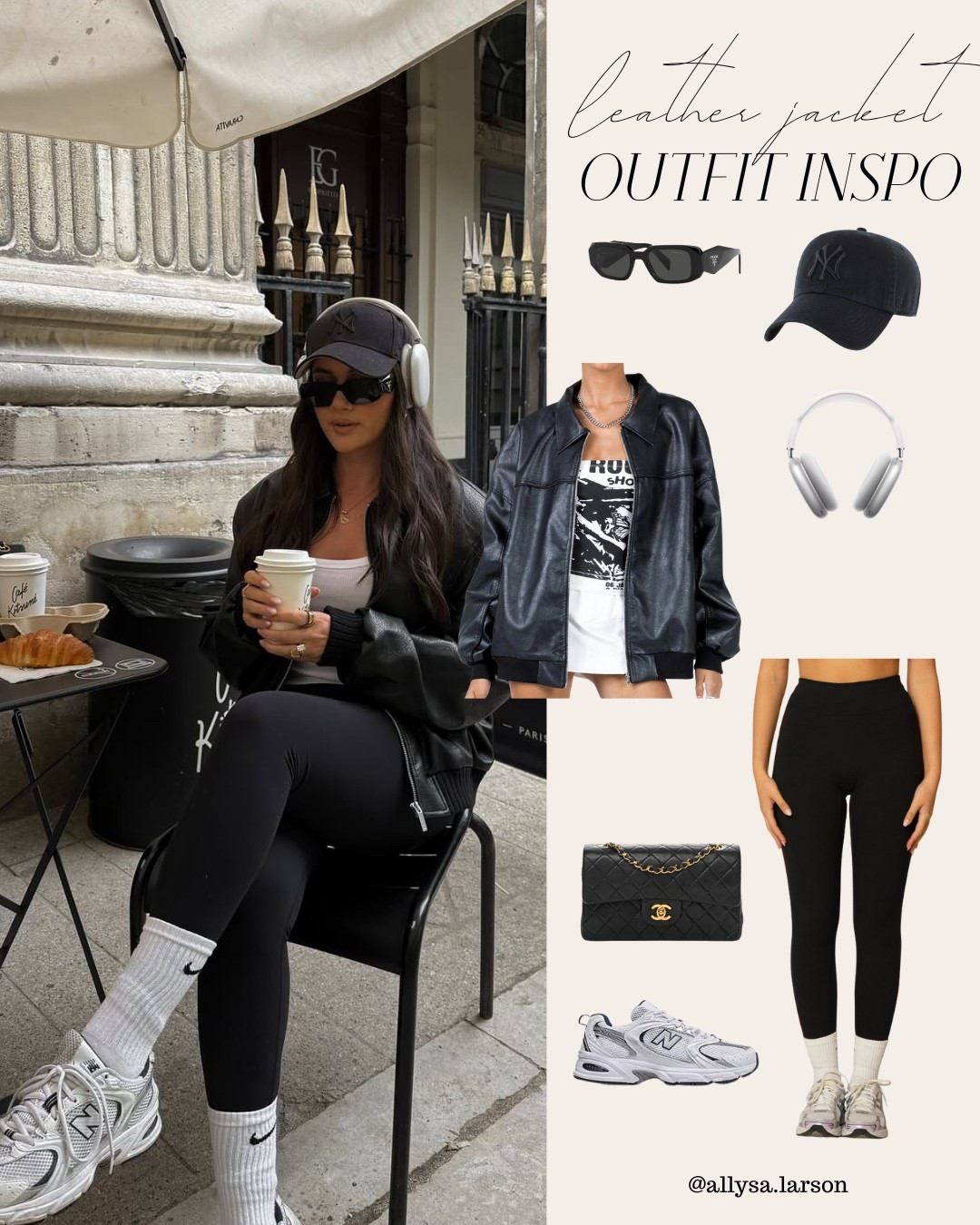 Comfy casual leather jacket outfit for Paris - wearing my go-to sneakers from New Balance 

Leather jacket is from hemi blurr but linking some similar options below

#LTKSeasonal #LTKStyleTip #LTKShoeCrush