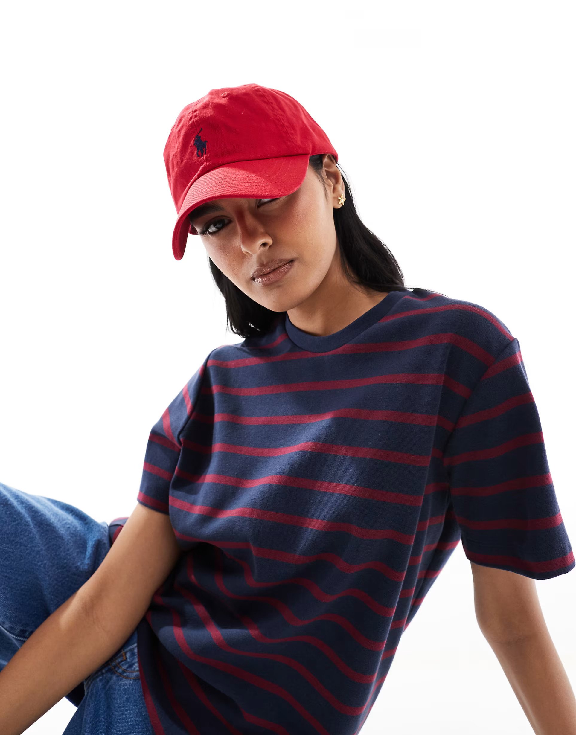 Polo Ralph Lauren logo cap in red | ASOS | ASOS (Global)