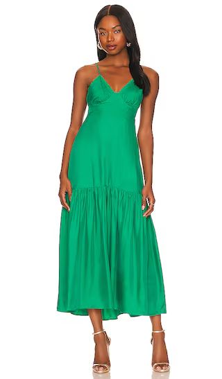 Selene Maxi Dress in Green | Revolve Clothing (Global)