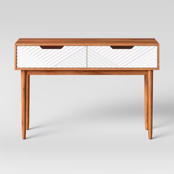 Touraco Console Table Brown/White - Opalhouse™ | Target