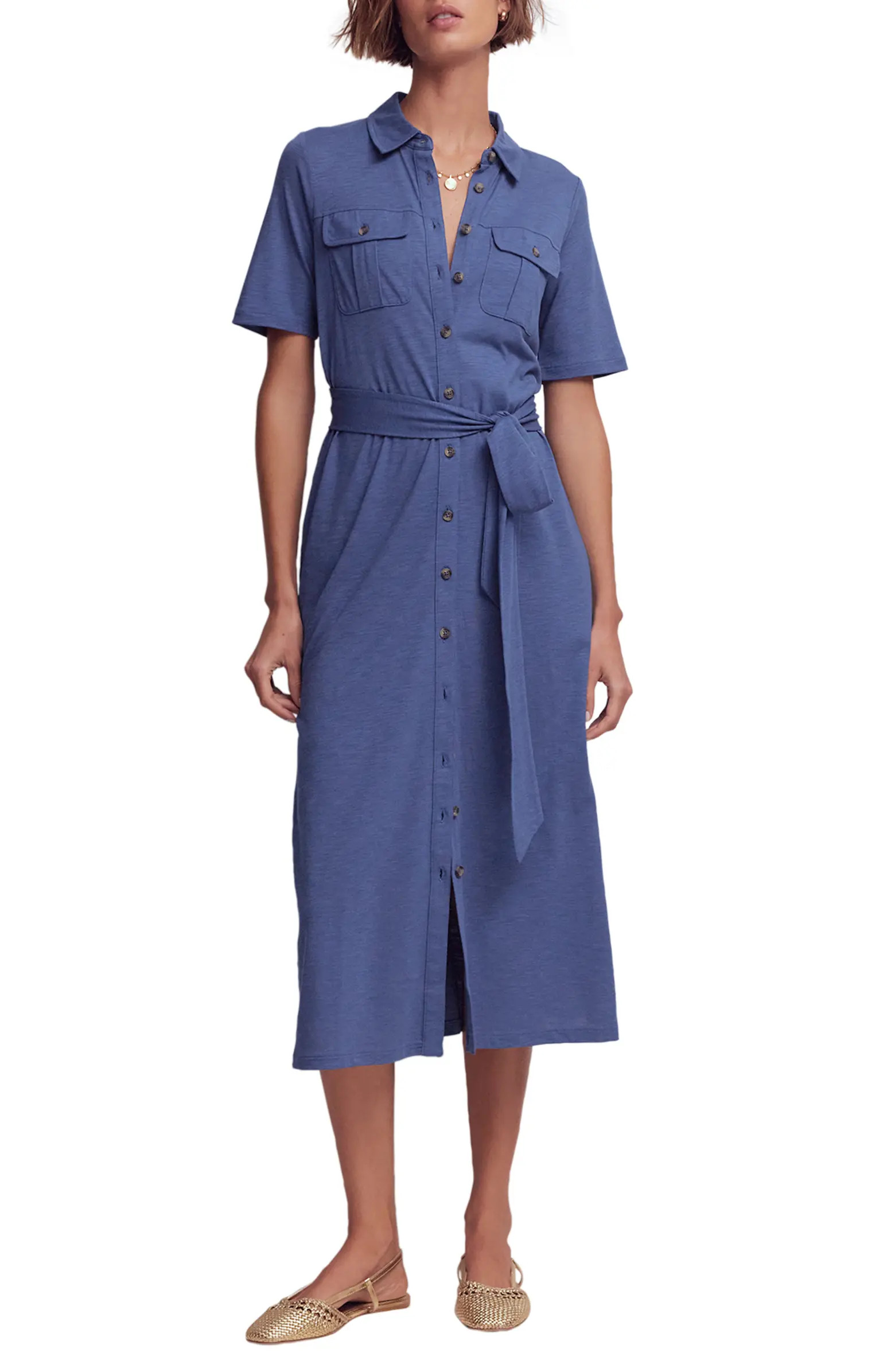 Mavis Cotton Blend Shirtdress | Nordstrom