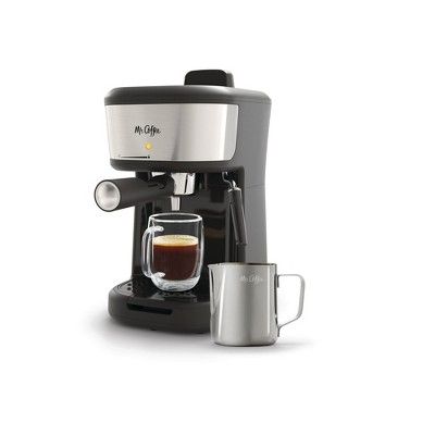 Mr. Coffee 4-Shot Steam Espresso, Cappuccino, and Latte Maker with Stainless Steel Frothing Pitch... | Target