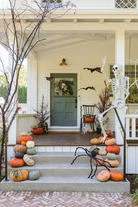 I hereby present our Halloween front porch! Mixed vintage, what we already had (those bins of holiday decor in your basement are good enough, I promise - you don’t need to spend a ton for every holiday!), a few natural elements, and topped it off with a few affordable decor finds. Stay tuned to see this space at night - it gets even better 👻

#LTKfamily #LTKhome #LTKHalloween