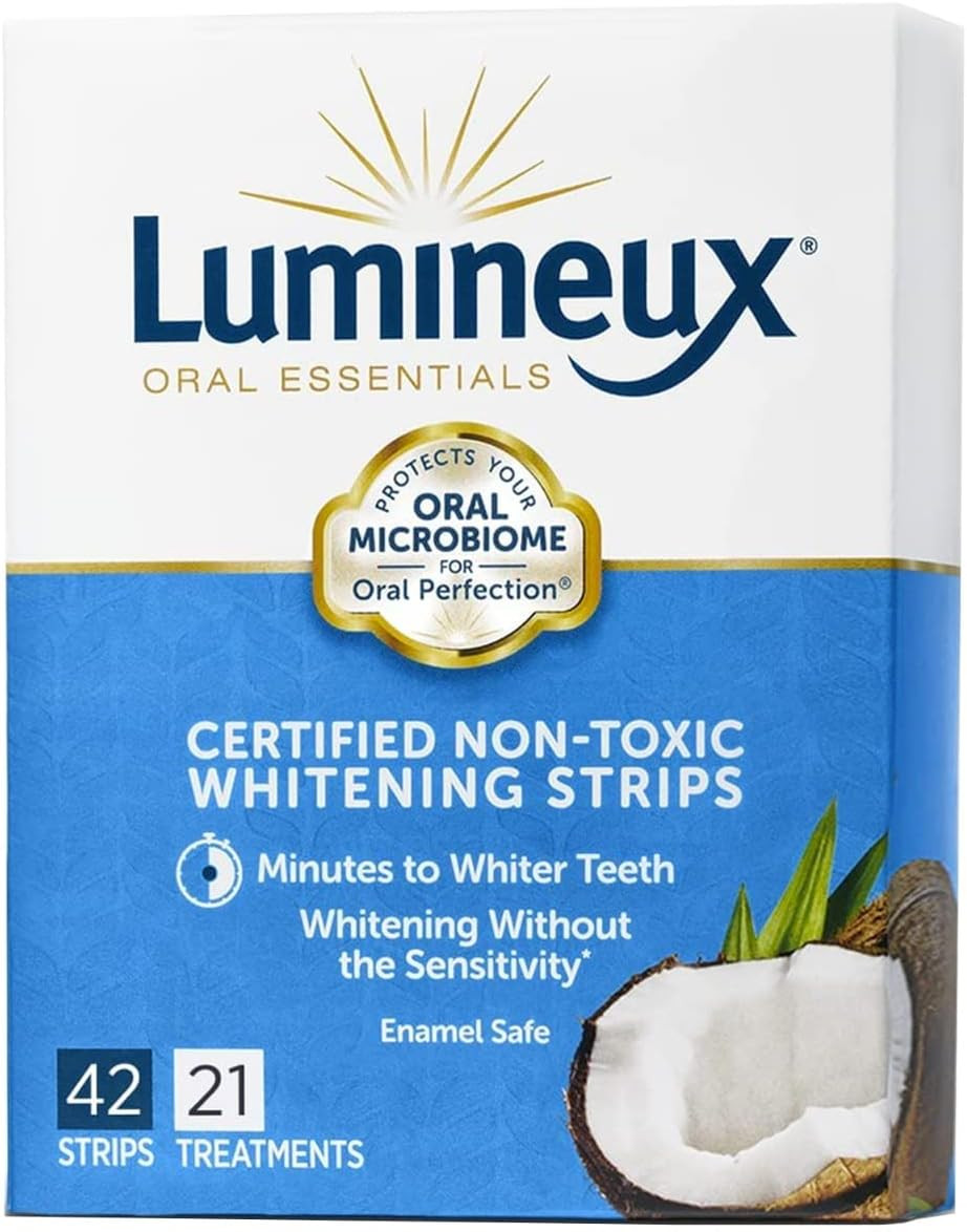 Lumineux Oral Essentials Teeth Whitening Strips - 21 Treatments - Dentist Formulated and Certifie... | Amazon (US)