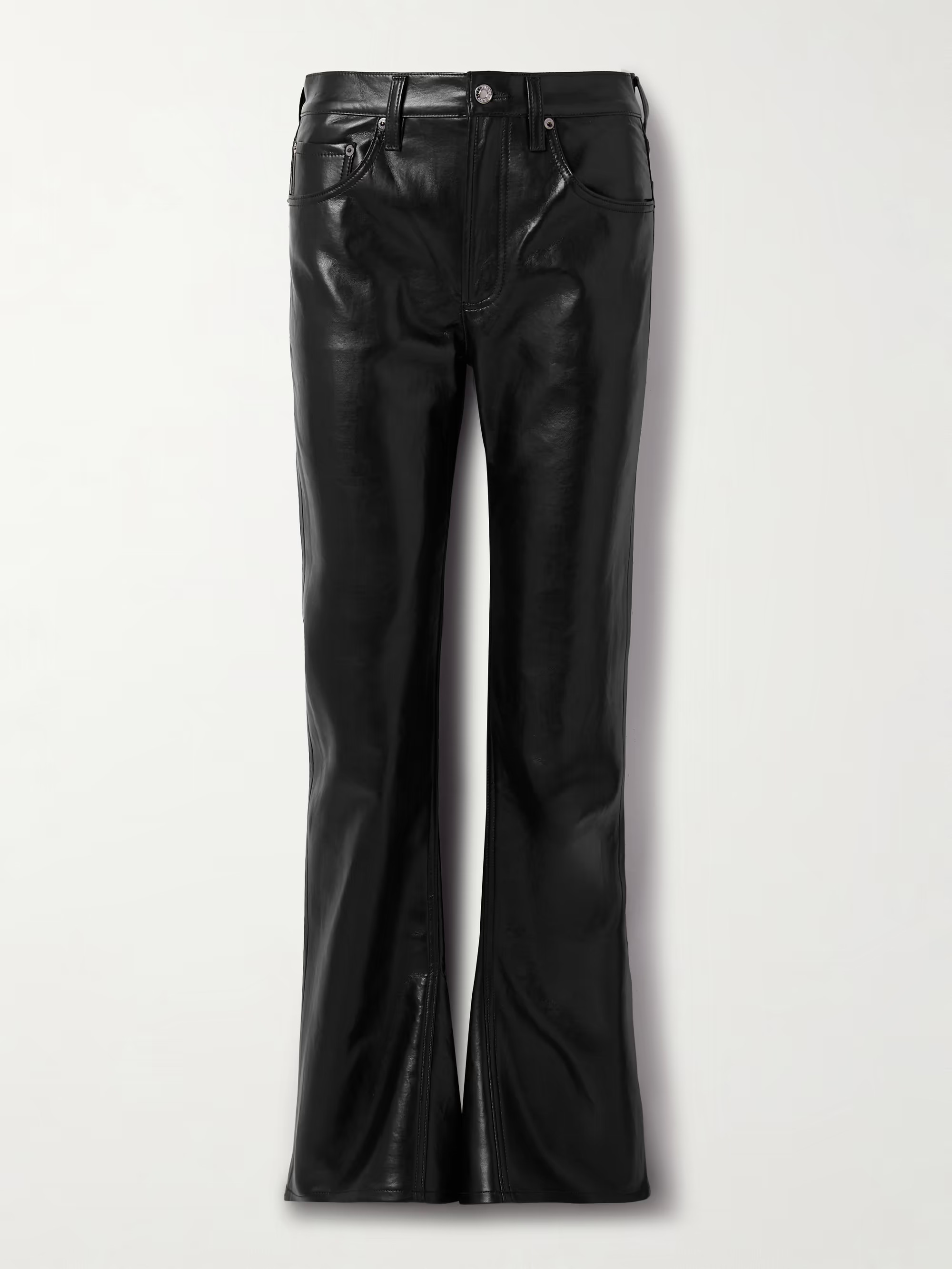 Kick Boot recycled leather-blend flared pants | NET-A-PORTER (UK & EU)