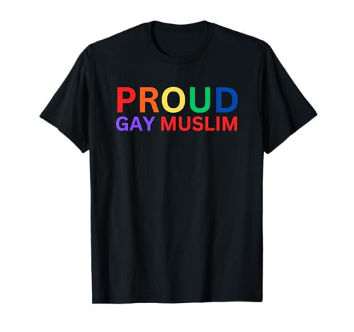 Gay Muslim Love Rainbow Pride Proud T-Shirt | Amazon (US)