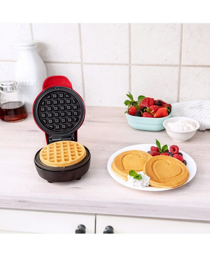 Bella Mini Waffle Maker, Heart Red & Reviews - Small Appliances - Kitchen - Macy's | Macys (US)