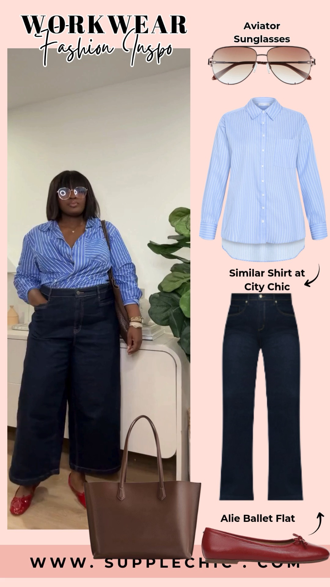 A good workwear wardrobe starts with pieces you can reach for again and again. A crisp shirt, flattering jeans, and timeless accessories create a polished look without feeling too formal. business casual style, work outfit inspiration, office fashion ideas, classic wardrobe essentials, women office outfits, professional outfits, everyday workwear, chic basics, minimalist fashion, modern work style

#LTKootd #LTKSeasonal #LTKWorkwear