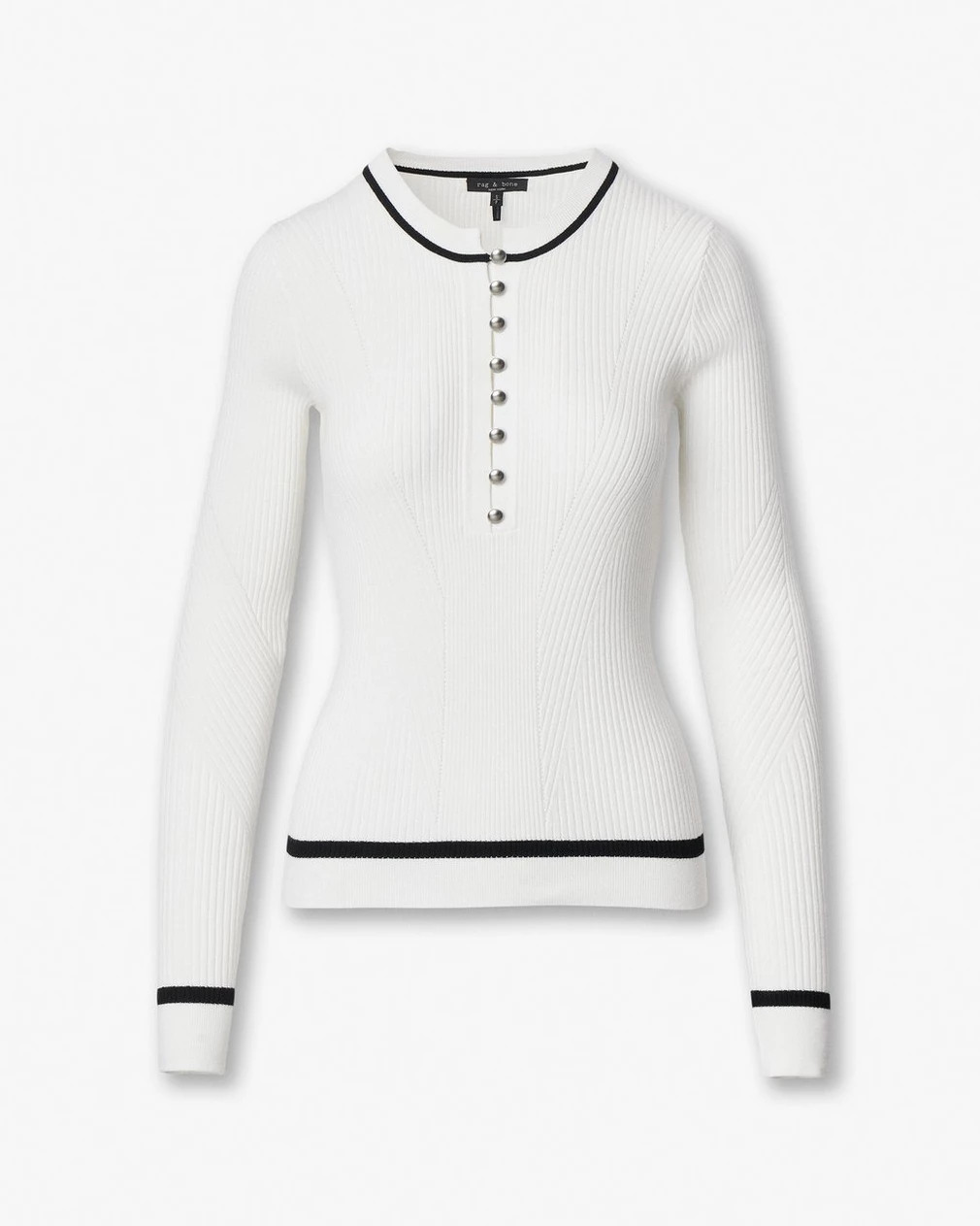Buy Kassy Ribbed Henley for USD 85.00 | rag & bone | rag & bone