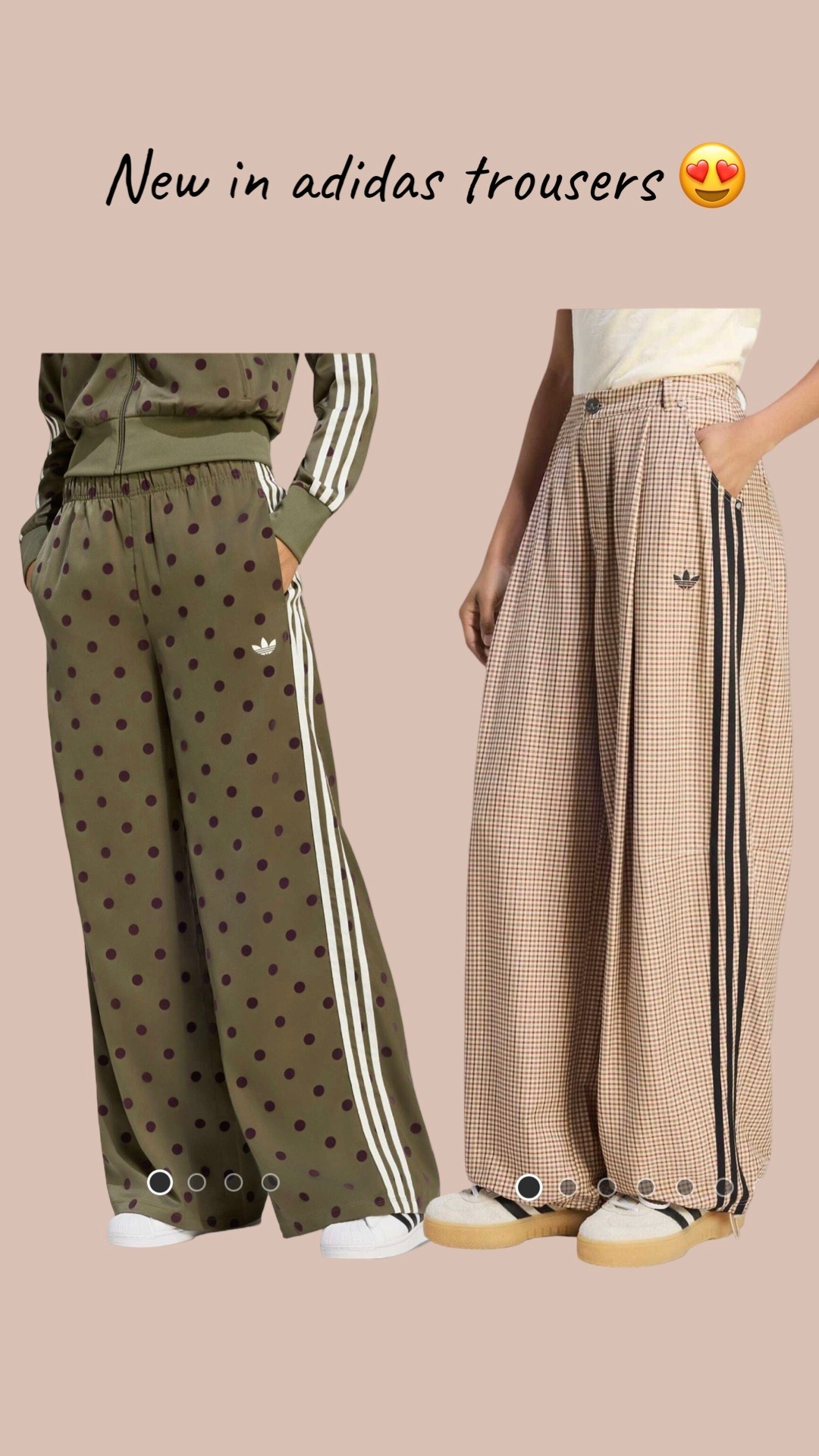 New in adidas trousers - obsessed with both 😍