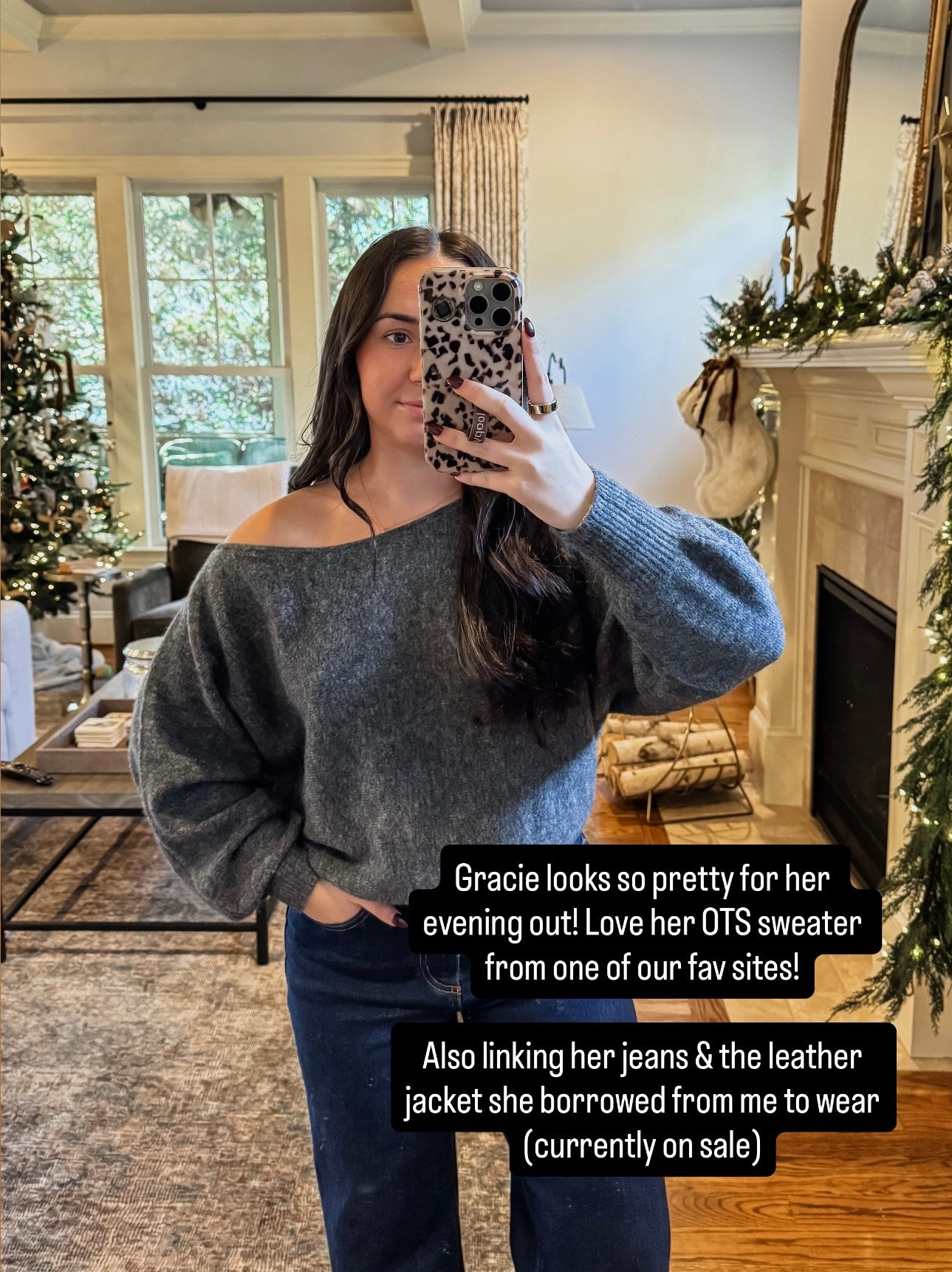 OTS sweater. Aritzia style. Winter outfit. Young adult style. 
Sweater S. Jeans TTS. 

#LTKSeasonal #LTKootd #LTKSaleAlert