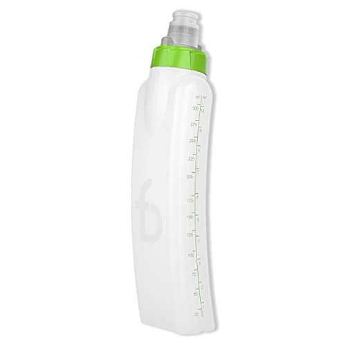 FlipBelt Arc Water Bottle Running Belt, Curved Hydration Running Bottle, 11 Fl. Oz, Green | Amazon (US)