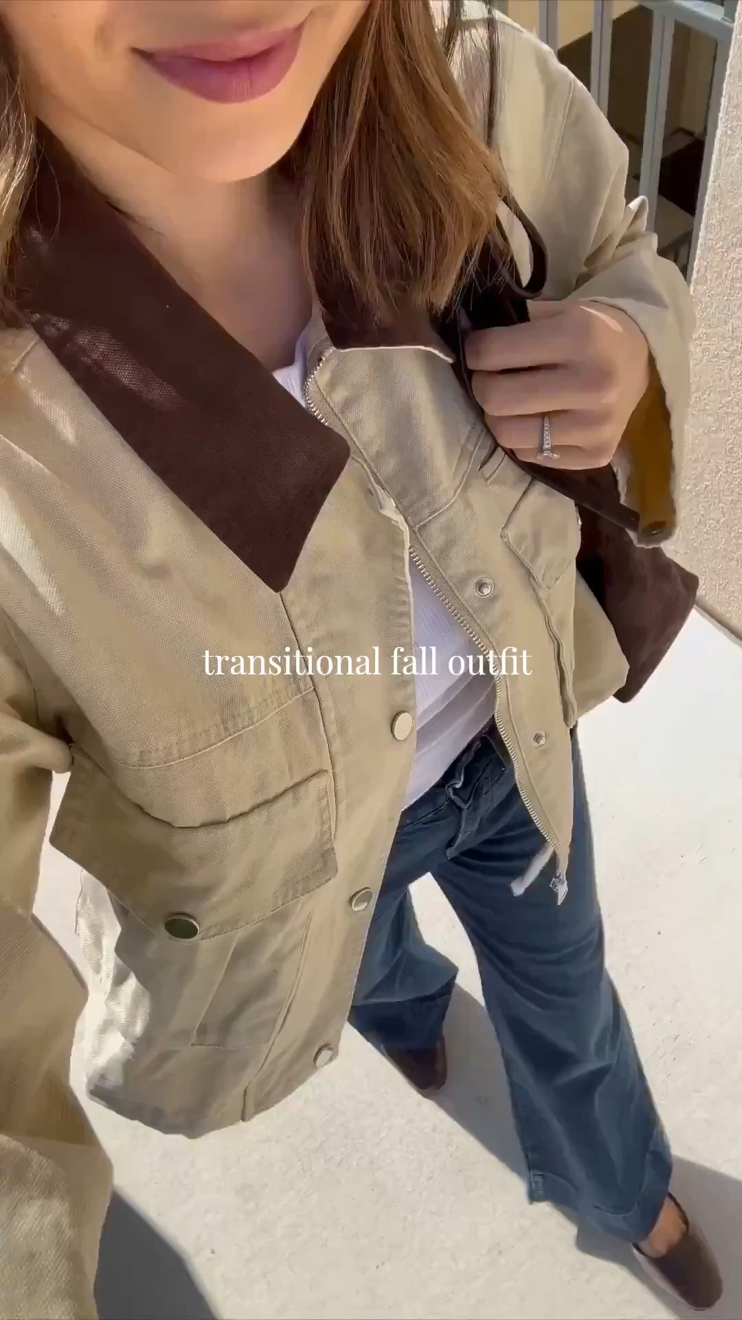 Prefall outfit 

Amazon crop jacket - small, 100% cotton, lightweight and great find for under $50! Linked to other similar cropped jackets jackets 
Jcrew jeans - petite inseam to wear with flats
Madewell Greta ballet flats - chocolate raisin (30% off) 


#LTKSeasonal #LTKStyleTip #LTKSaleAlert