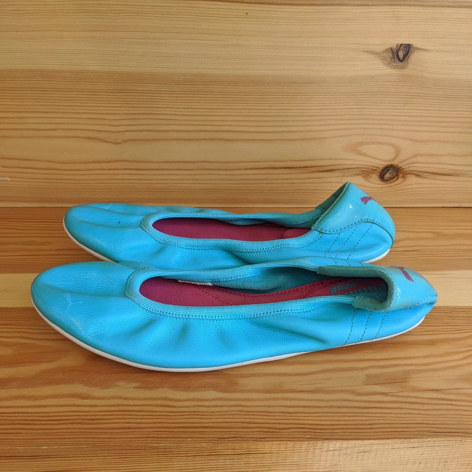 Vintage Puma Women's BIue Ballet Flats Size 8.5 US SIip-On Shoes Lightweight | eBay US