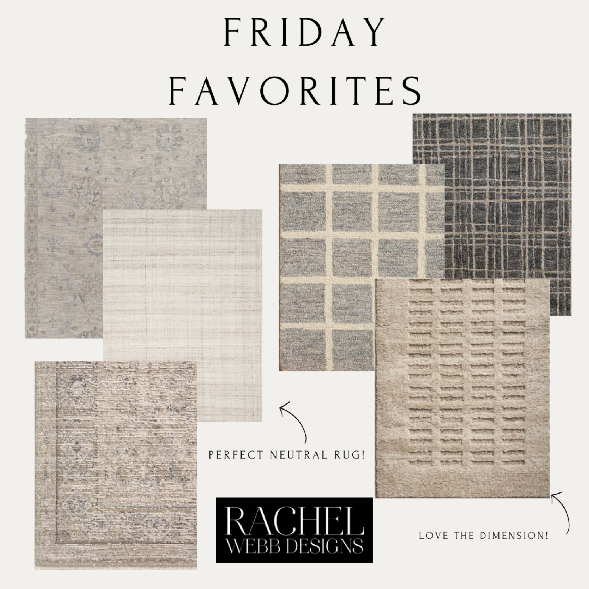 Friday Favorites: Rug Edition! 
These rugs are a part of #Wayfair Winter Clearance!  Most are available for free and fast shipping!  I’ve linked these and some more of my favorites! Grab these deals while they last! 🎉🤩

#wayfair #wayfairrug #wayfairclearance #wayfairwinterclearance #rugs #homerug #homedecor #rug #homestyle

#LTKHome #LTKSaleAlert #LTKStyleTip